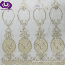 China Textile Factory Mesh Turkey&Russia Curtain Emb Designs